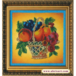 Набор для вышивания бисером АБРИС АРТ "Фрукты"